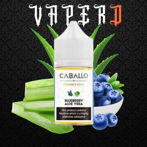 Caballo - Blueberry Aloe Vera ( Việt Quất Nha Đam ) Salt Nic