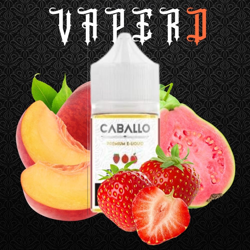 Caballo - Strawberry Guava Peach (Dâu Ổi Đào) Salt Nic