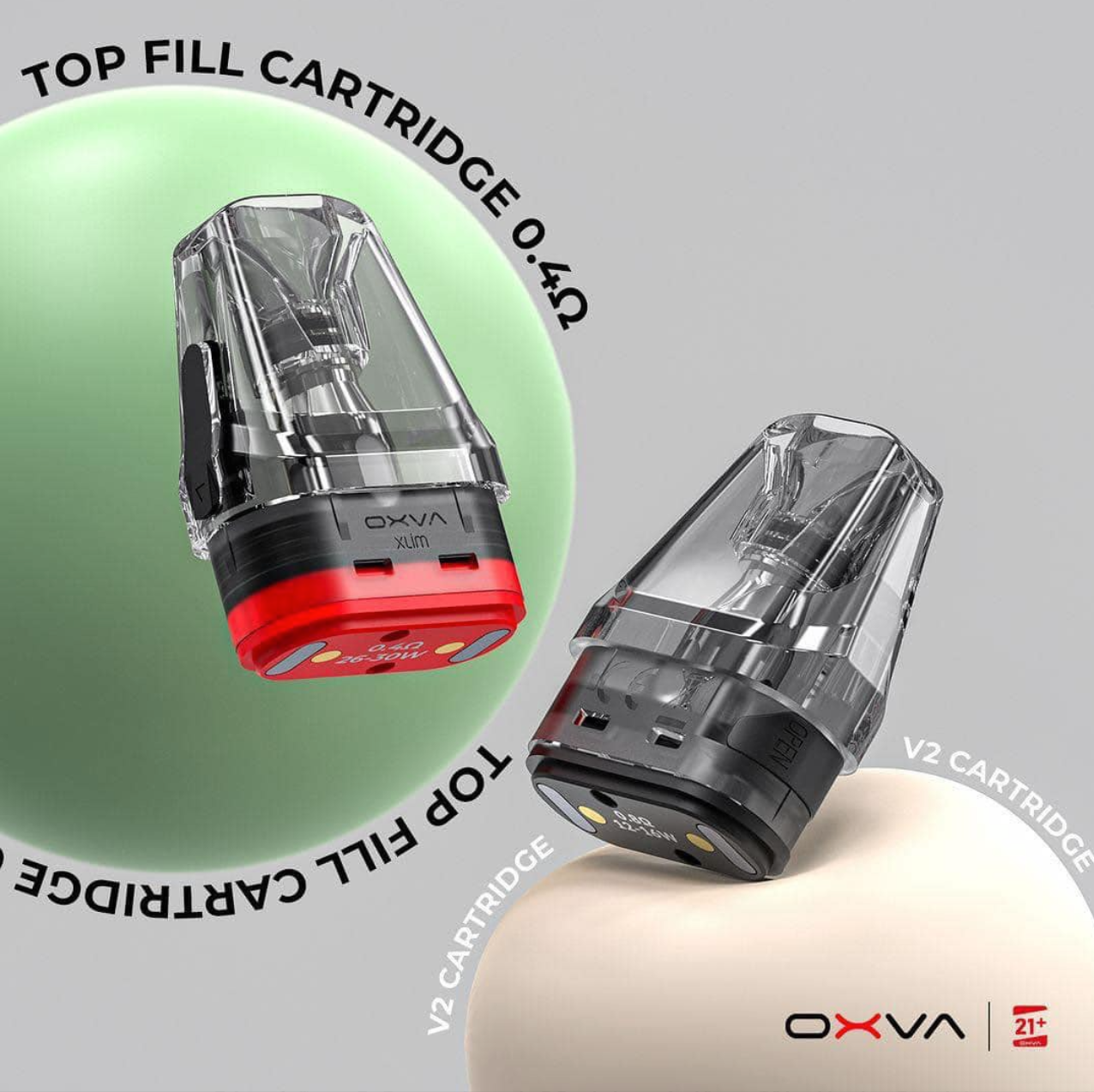 Đầu Pod Oxva Xlim Pro (Top Fill 0.4, 0.6 và 0.8ohm)